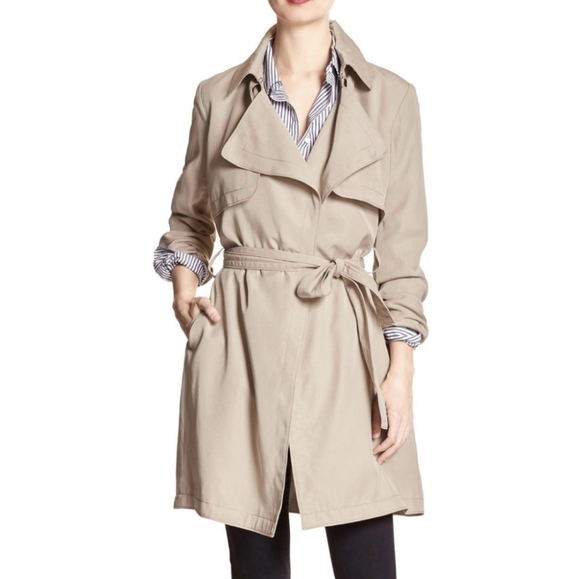 BANANA REPUBLIC - Soft Trench Coat - Picture 1 of 14